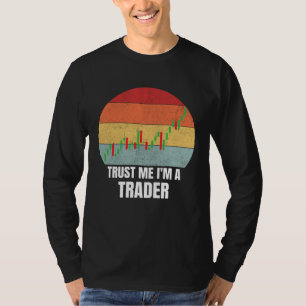 Vertrouw Me Ik Ben Een Handelaar Retro Vintage Dro T-shirt
