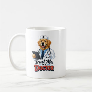 Vertrouw me, ik ben een Hondter Grappige Hond Dokt Koffiemok