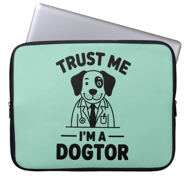 Vertrouw me, ik ben een Hondter Laptop Sleeve (Voorkant)
