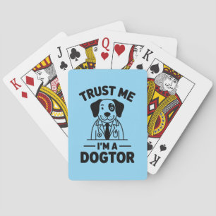 Vertrouw Me Ik Ben een Hondtor Pokerkaarten