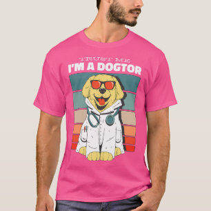 Vertrouw me, ik ben een hondtor retro vintage dier t-shirt