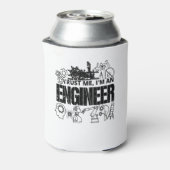 Vertrouw me ik ben een ingenieur Funny Engineering Blikjeskoeler (Blikje Achterkant)