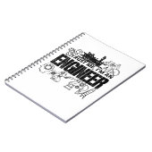 Vertrouw me ik ben een ingenieur Funny Engineering Notitieboek (Linkerzijde)