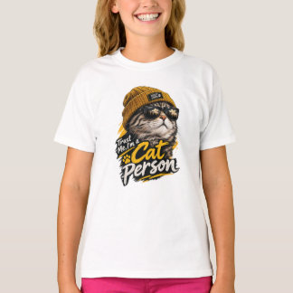 Vertrouw Me, Ik Ben een Kattenmens – Cool Cat Vint T-shirt