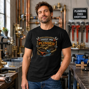 Vertrouw Me Ik Ben Een Loodgieter Funny Loodgieter T-shirt