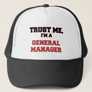 Vertrouw me ik ben een Mijn Algemeen Manager Trucker Pet