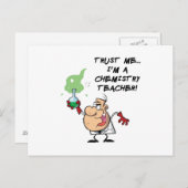 Vertrouw me... Ik ben een scheikundige leraar Briefkaart (Voorkant / Achterkant)