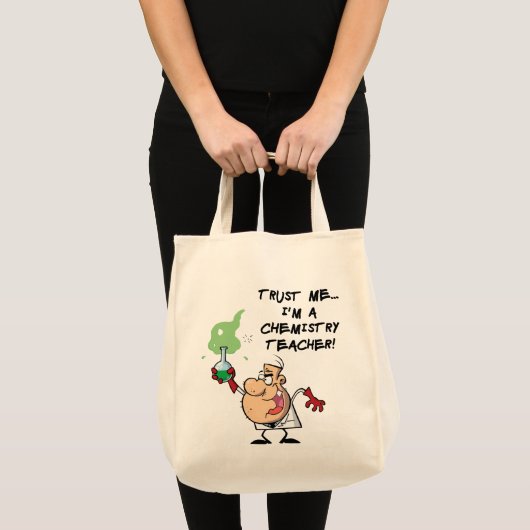 Vertrouw me... Ik ben een scheikundige leraar Tote Bag (Voorkant (product))