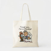 Vertrouw me ik ben een tandarts tote bag (Voorkant)