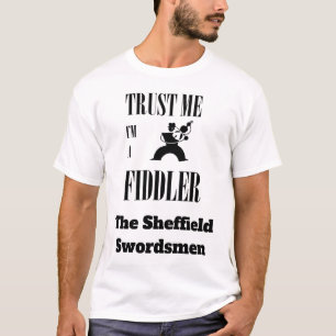 Vertrouw me, ik ben een violist Zwart ontwerp T-shirt