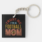 VERTROUW ME, IK BEN EEN VOETBALMOEDER SLEUTELHANGER (Achterkant)