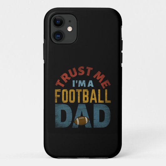 VERTROUW ME IK BEN EEN VOETBALPAPA Case-Mate iPhone CASE (Achterkant)