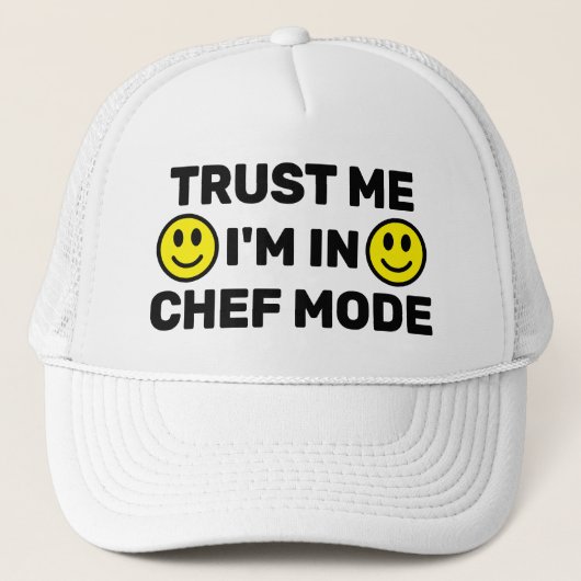 Vertrouw Me - Ik Ben In Chef Modus™ Trucker Hoed Pet (Voorkant)
