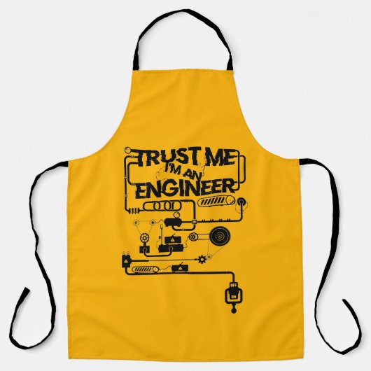 Vertrouw me. Ik ben ingenieur Schort (Voorkant)