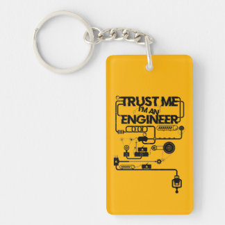 Vertrouw me. Ik ben ingenieur Sleutelhanger