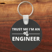 Vertrouw me, ik ben ingenieur sleutelhanger (Voorkant)