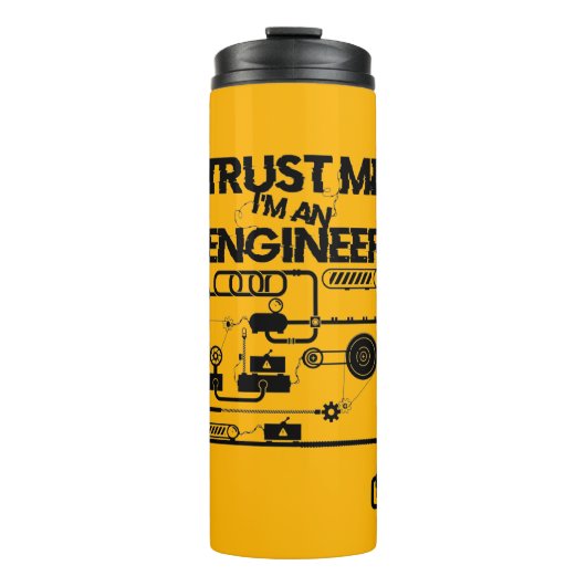 Vertrouw me. Ik ben ingenieur Thermosbeker (Voorkant)