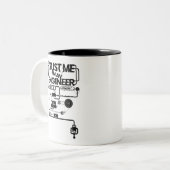 Vertrouw me. Ik ben ingenieur Tweekleurige Koffiemok (Voorkant links)