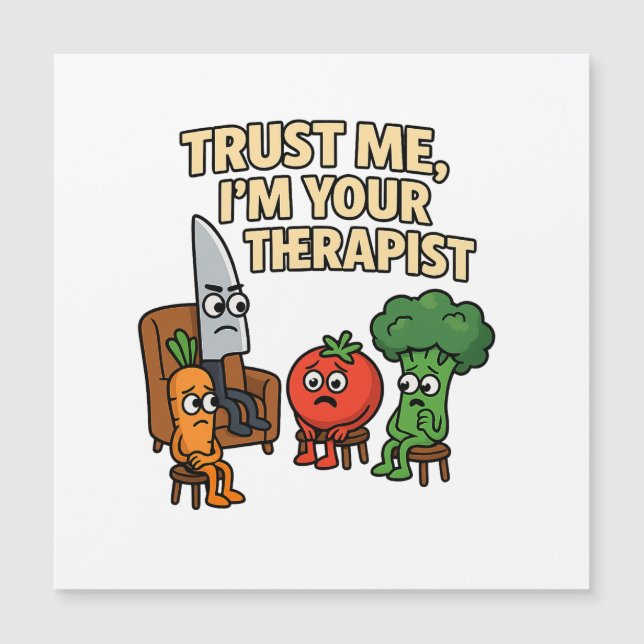 Vertrouw me, ik ben je therapeut - Grappige Cartoo (Voorkant)