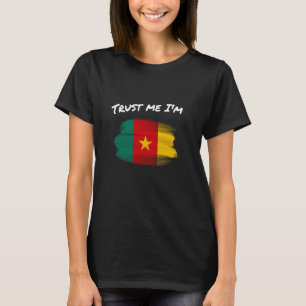 Vertrouw me, ik ben Kameroener - Kameroen Vlag H T-shirt