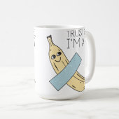 Vertrouw me, ik ben kunst, banaan met tape koffiemok (Voorkant rechts)