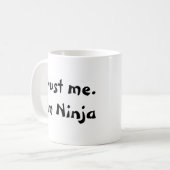 Vertrouw me. Ik ben Ninja Koffiemok (Voorkant links)