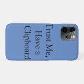 Vertrouw me, ik heb een Klembord Case-Mate iPhone Case (Achterkant (horizontaal))