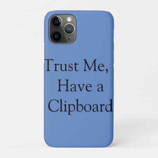 Vertrouw me, ik heb een Klembord Case-Mate iPhone Case (Achterkant)