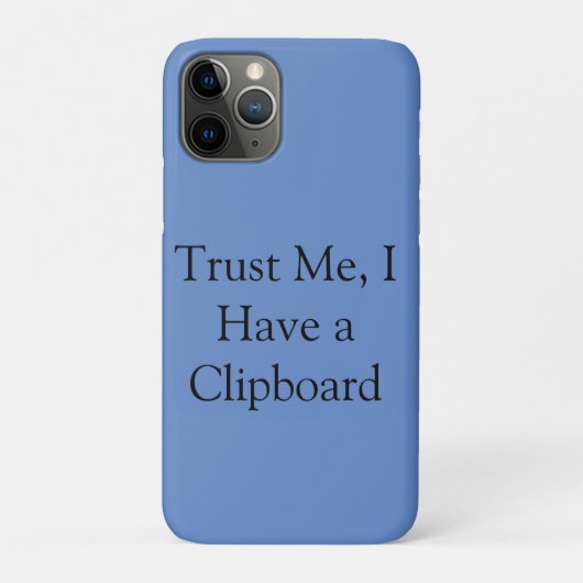 Vertrouw me, ik heb een klembord Case-Mate iPhone case (Achterkant)