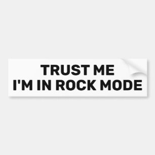 Vertrouw Me - Ik Sta In Rock Modus™ Bumpersticker