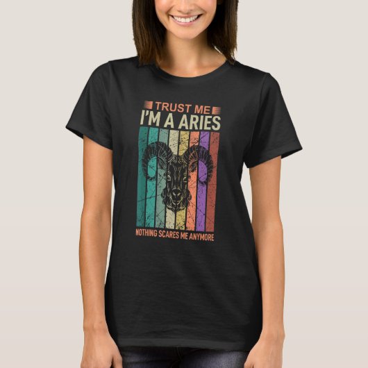 Vertrouw me in een Ram Astrologie T-shirt (Voorkant)