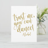 Vertrouw me, je kunt betaalbaar weddenschap tekene kaart (Staand voorkant)