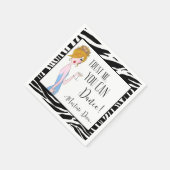 "Vertrouw me - je kunt dansen!" - Martini Diva Servet (Hoek)