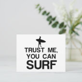 VERTROUW ME, JE KUNT SURVEN - Kopiëren Feestdagenkaart (Staand voorkant)