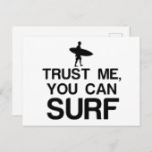 VERTROUW ME, JE KUNT SURVEN - Kopiëren Feestdagenkaart (Voorkant / Achterkant)