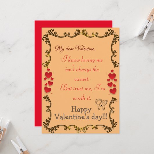 Vertrouw me kaart (Voorkant / Achterkant in situ)