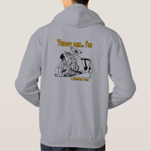 Vertrouw me Master Tech Auto Mechanic Hoodie (Achterkant)