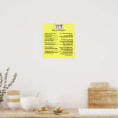 Vertrouw me met soldaten - Eer onze veteranen Poster (Keuken)