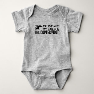 Vertrouw me mijn vader is een helikopterpiloot Bab Romper