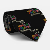 Vertrouw me...Musical Theater Pro Necktie Stropdas (Opgerold)