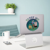 Vertrouw me Smeerlap Verkoper  Sticker (Laptop op bureau)