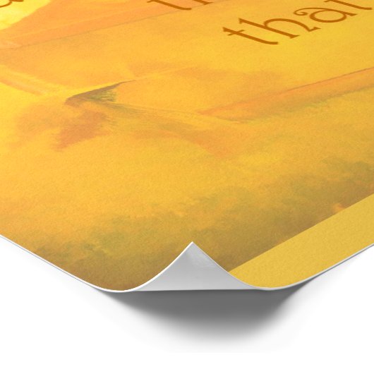 Vertrouw meer kostbaar dan Gold Bijbelscripts Poster (Hoek)