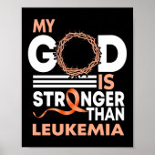 Vertrouw mijn God is sterker dan leukemiebewustzij Poster (Voorkant)