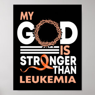 Vertrouw mijn God is sterker dan leukemiebewustzij Poster