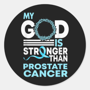 Vertrouw mijn God is sterker dan prostaatkanker na Ronde Sticker