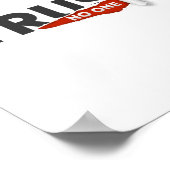 Vertrouw niemand. poster (Hoek)