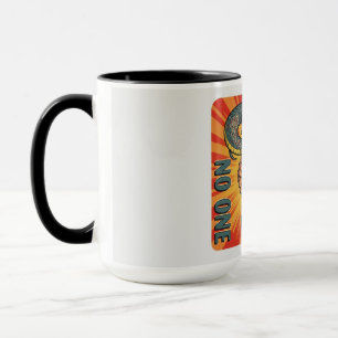 Vertrouw niemand - Retro Snake Handshake Art Mok