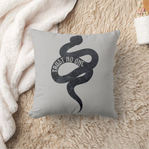 Vertrouw Niemand Serpent Slang Kussen