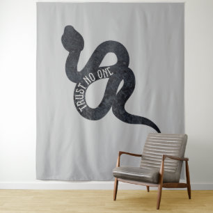 Vertrouw Niemand Slang Slang Wandkleed