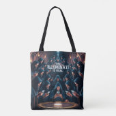 Vertrouw niemand... tote bag (Achterkant)